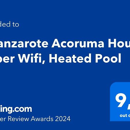Eslanzarote Acoruma House, Super Wifi, Heated Pool Guime ภายนอก รูปภาพ